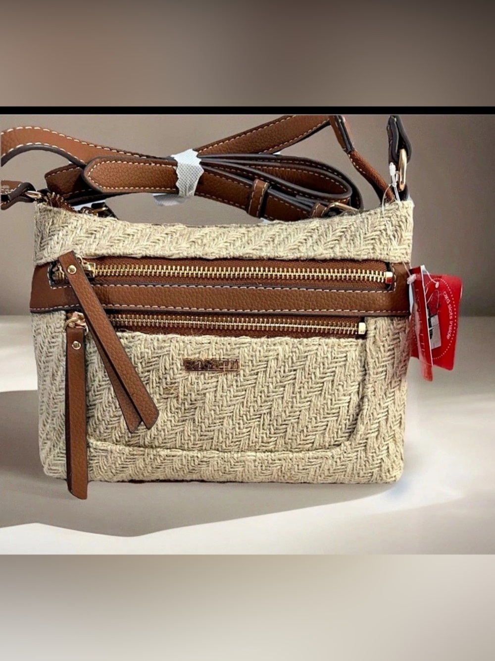 Rosetti Crossbody Bag Solid Straw Sherri, Bailey & Brown NWT